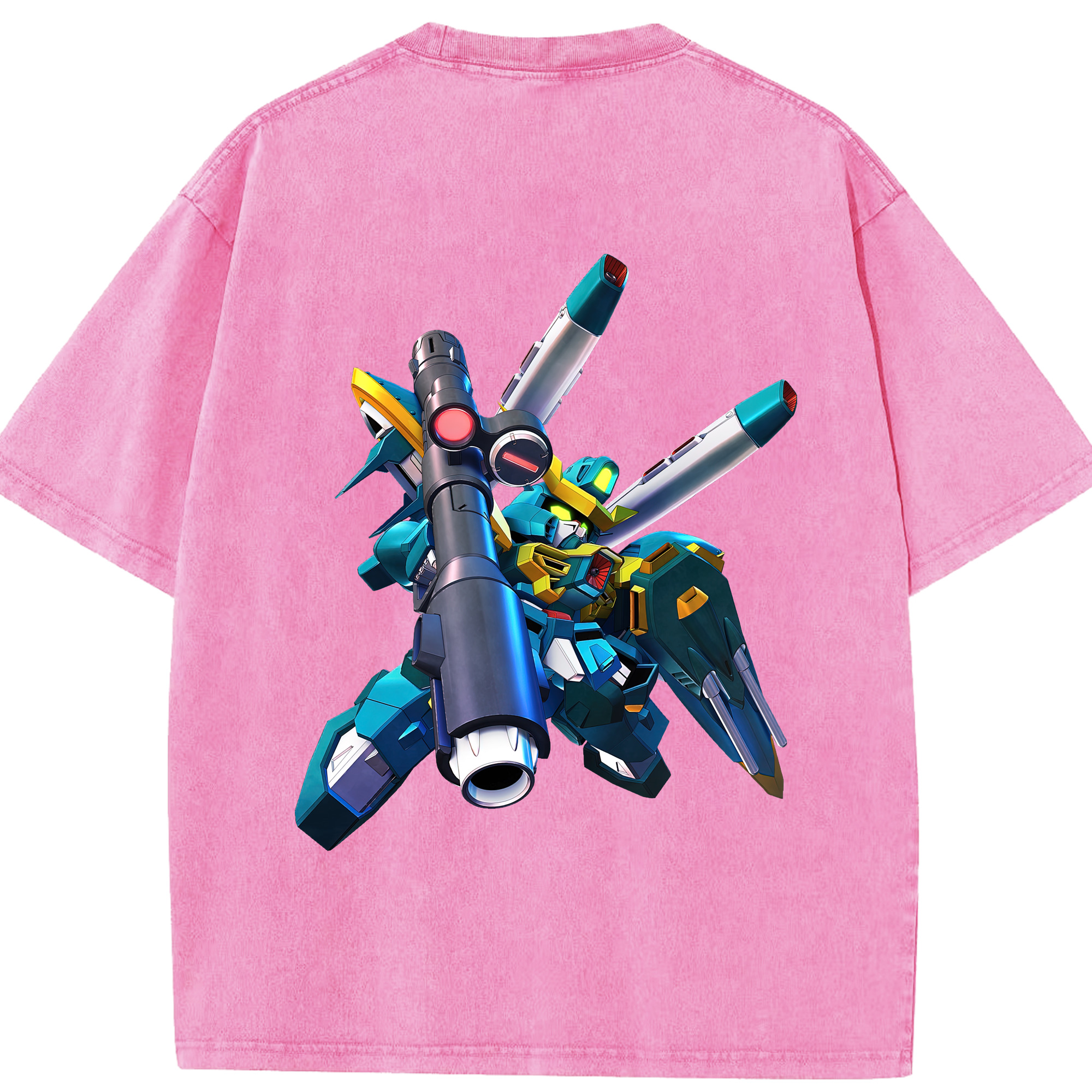 （画像用） 機動戦士ガンダム Mobile Suit Gundam 綿100% ヴィンテージ風 半袖Tシャツ（背面プリント）